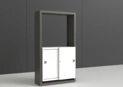 Armoirette à insérer Nova - 2 portes coulissantes