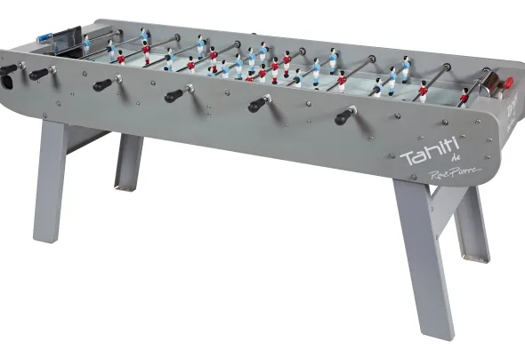 Baby foot d'extérieur Tahiti - poignée ergonomique professionnelle - tapis de jeu anti-moisissure - 6 joueurs