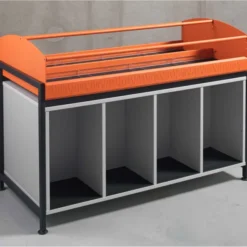 Bac à BD sur pieds Korytem - adulte - l. 120 cm - avec niches en partie basse