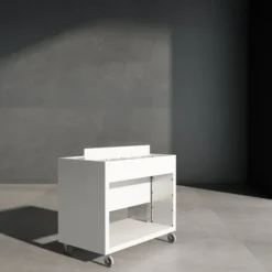 Bac à BD sur pieds Nova - adulte - l. 110 cm - métal