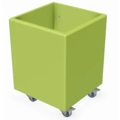 Bac à BD sur roulettes Magisteo - enfant - 1 case - l. 32 x h. 43 x pr. 32 cm