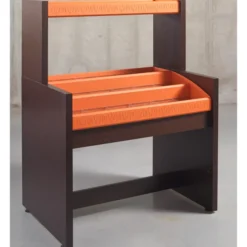 Bac à CD et DVD sur pieds Magisteo - adulte - l. 90 cm - 3 niveaux + 1 rehausse avec bac