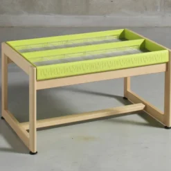 Bac à CD et DVD sur pieds Majeo - enfant - l. 120 cm