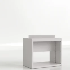 Bac à CD et DVD sur pieds Nova - adulte - l. 110 cm - métal