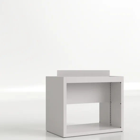 Bac à CD et DVD sur pieds Nova - adulte - l. 110 cm - métal