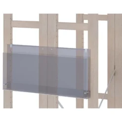 Bac présentoir plexiglas bout de travée Chambord NG - pour rayonnage double face