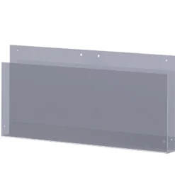 Bac présentoir plexiglas bout de travée Chambord NG - pour rayonnage double face