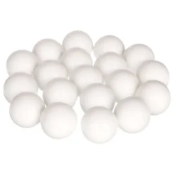 Balle de baby-foot en liège blanc - lot de 20