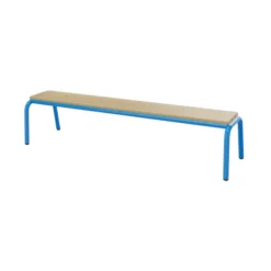 Banc Bandana - l. 120 cm - hêtre massif - piétement époxy - taille 2