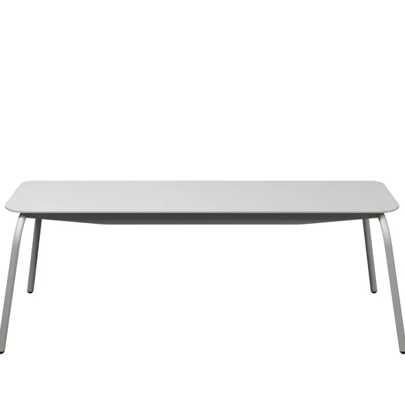 Banc 3 places Mahaut - assise 138 x 38 cm - plastique PEHD 100% recyclé - piétement époxy
