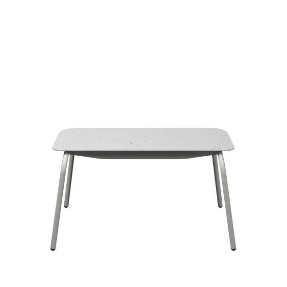 Banc 2 places Mahaut - assise 89 x 38 cm - plastique PEHD 100% recyclé - piétement époxy