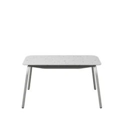 Banc 2 places Mahaut - assise 89 x 38 cm - plastique PEHD 100% recyclé - piétement époxy