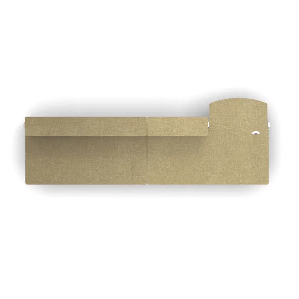 Banque d'accueil droite Obade - l. 323,5 x pr. 114 cm