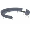 Banquette angle intérieur 10 places avec dossier A Bench - 2 tablettes