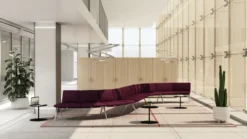 Banquette 2 angles 11 places avec dossier A Bench -