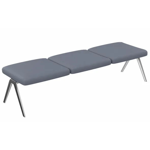Banquette droite 3 places A Bench - 195 x 65 cm - tissu