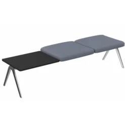 Banquette droite 2 places A Bench - tablette - 195 x 65 cm - tissu
