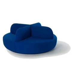 Banquette La Isla - tissu - Ø 170 cm - dossier central