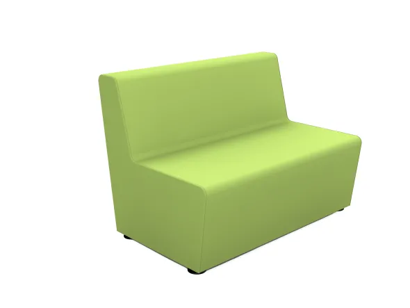 Banquette 2 places Mendi - textile enduit uni