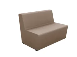 Banquette 2 places Mendi - textile enduit uni