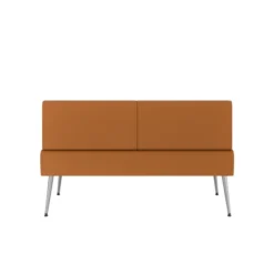Banquette 2 places Modul@ - textile enduit - pieds métal