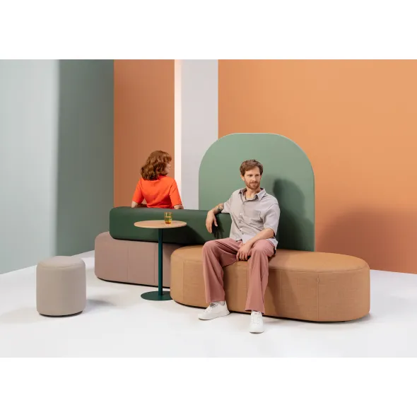 Banquette Revo - textile enduit - 300 x 140 cm