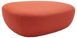 Banquette Sisters - tissu - 129 x 111 cm - sans dossier - 2/3 places