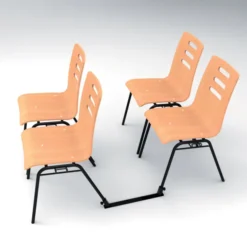 Barre de liaison pour chaises accrochables Alix - lot de 2