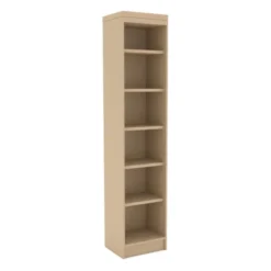 Bibliothèque Flauber - 6 étagères - l. 45 x h. 210 x pr. 35 cm - structure en hêtre massif