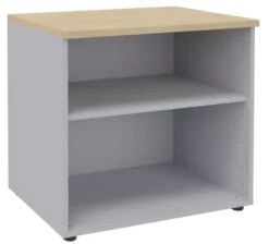 Bibliothèque ouverte hauteur bureau mélaminé Majesty - l. 80 cm - 1 tablette mélaminé