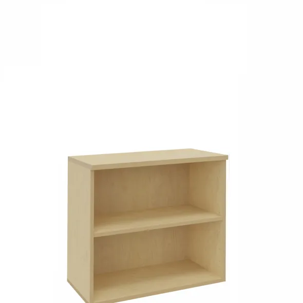 Bibliothèque ouverte mélaminé Arial - h. 100 x l. 80 cm - 2 tablettes