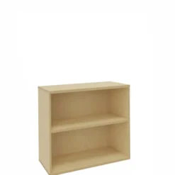 Bibliothèque ouverte mélaminé Arial - h. 100 x l. 100 cm - 2 tablettes