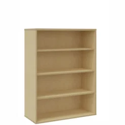 Bibliothèque ouverte mélaminé Arial - h. 133,5 x l. 100 cm - 3 tablettes