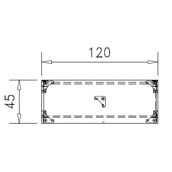 Bibliothèque ouverte mélaminé Epure - h. 197 x l. 120 cm - 6 tablettes métalliques