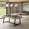Billard d'intérieur Brio Oslo avec plateau table - drap gris ardoise