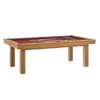 Billard d'intérieur Lafite Noyer Venice - drap rouge