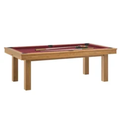 Billard d'intérieur Lafite Noyer Venice - drap rouge