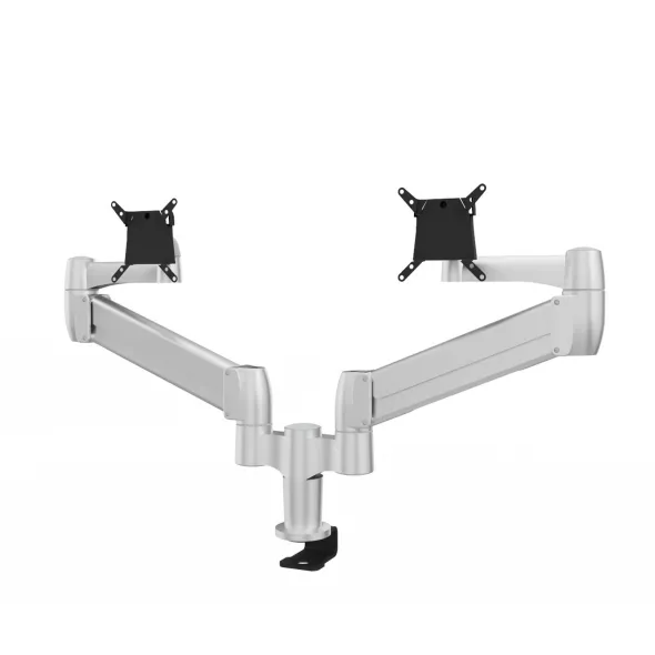 Bras support 2 écrans 2 articulations Epure