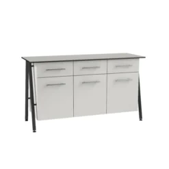 Buffet 3 portes et 3 tiroirs Ella - l. 150 x h. 92 x pr. 54 cm