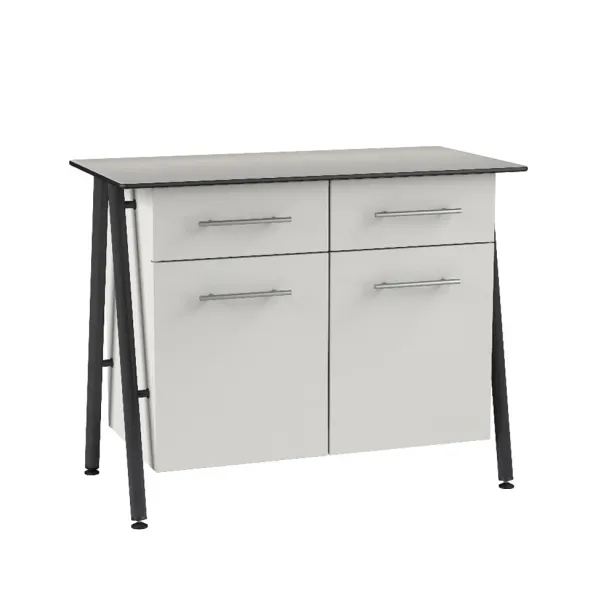 Buffet 2 portes et 2 tiroirs Ella - 106 x h. 92 x pr. 54 cm