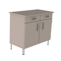 Buffet 2 portes 2 tiroirs Aloe II - l. 104 x h. 90 x pr. 54 cm -