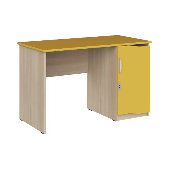 Bureau avec caisson 1 porte - Odéos - 120 x 60 cm