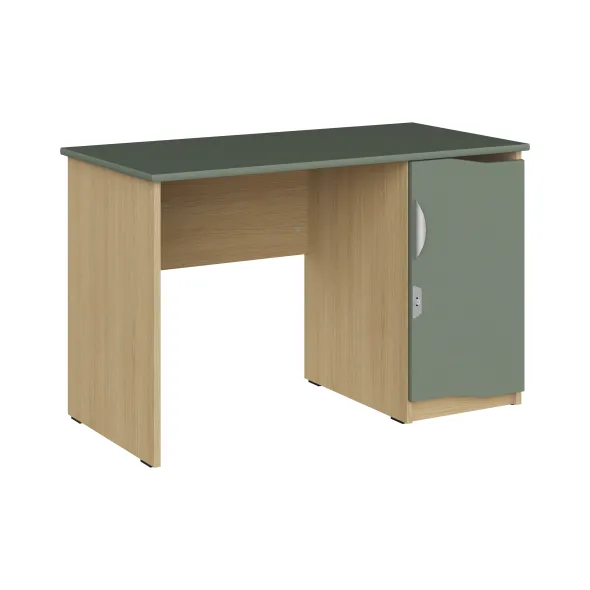 Bureau avec caisson 1 porte - Odéos - 120 x 60 cm