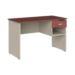 Bureau avec 1 tiroir et 1 niche - Odéos - 120 x 60 cm