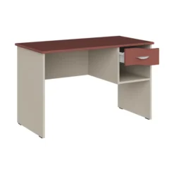 Bureau avec 1 tiroir et 1 niche - Odéos - 120 x 60 cm