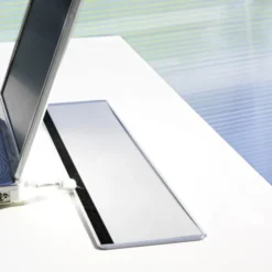 Bureau compact 90° asymétrique Epure - l. 160 x l. 120 x pr. 80-80 cm - top access