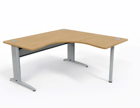 Bureau compact 90° symétrique Corial - l. 160 x pr. 80 cm - délai court