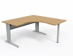 Bureau compact 90° symétrique Corial - l. 160 x pr. 80 cm