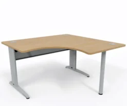 Bureau compact 90° symétrique Corial - l. 140 x pr. 80 cm