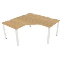 Bureau compact 90° symétrique Epure - l. 160 x pr. 80 cm